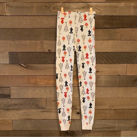 Hanna Andersson x Disney Girls' Mickey Mouse Cotton Christmas Pajama PJ Set - Picture 6 of 8
